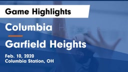 Columbia  vs Garfield Heights  Game Highlights - Feb. 10, 2020