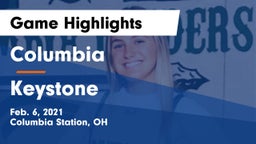 Columbia  vs Keystone  Game Highlights - Feb. 6, 2021