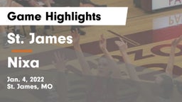 St. James  vs Nixa  Game Highlights - Jan. 4, 2022