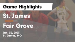 St. James  vs Fair Grove  Game Highlights - Jan. 30, 2023