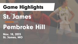 St. James  vs Pembroke Hill  Game Highlights - Nov. 18, 2023