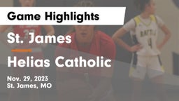 St. James  vs Helias Catholic  Game Highlights - Nov. 29, 2023