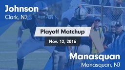 Matchup: Johnson  vs. Manasquan  2016