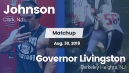 Matchup: Johnson  vs. Governor Livingston  2018