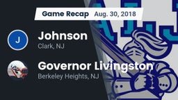 Recap: Johnson  vs. Governor Livingston  2018