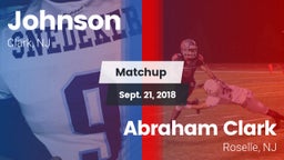 Matchup: Johnson  vs. Abraham Clark  2018
