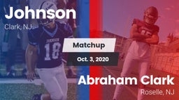 Matchup: Johnson  vs. Abraham Clark  2020