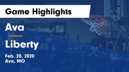Ava  vs Liberty  Game Highlights - Feb. 20, 2020