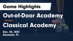 Out-of-Door Academy vs Classical Academy  Game Highlights - Dec. 20, 2023