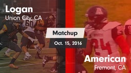 Matchup: Logan  vs. American  2016