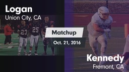 Matchup: Logan  vs. Kennedy  2016