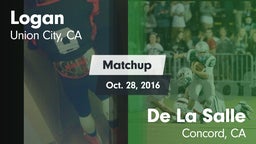 Matchup: Logan  vs. De La Salle  2016
