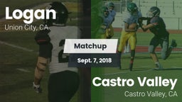 Matchup: Logan  vs. Castro Valley  2018