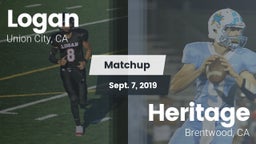 Matchup: Logan  vs. Heritage  2019