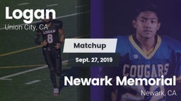 Matchup: Logan  vs. Newark Memorial  2019