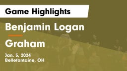 Benjamin Logan  vs Graham  Game Highlights - Jan. 5, 2024