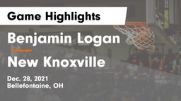 Benjamin Logan  vs New Knoxville  Game Highlights - Dec. 28, 2021