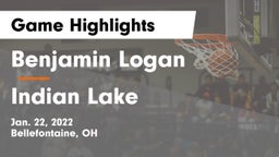 Benjamin Logan  vs Indian Lake  Game Highlights - Jan. 22, 2022