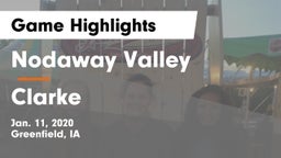 Nodaway Valley  vs Clarke  Game Highlights - Jan. 11, 2020