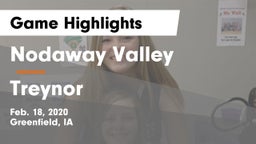 Nodaway Valley  vs Treynor  Game Highlights - Feb. 18, 2020
