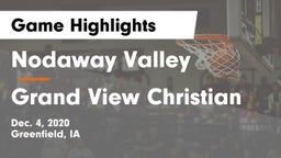 Nodaway Valley  vs Grand View Christian Game Highlights - Dec. 4, 2020