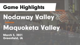 Nodaway Valley  vs Maquoketa Valley  Game Highlights - March 5, 2021