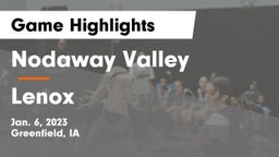 Nodaway Valley  vs Lenox  Game Highlights - Jan. 6, 2023