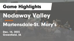 Nodaway Valley  vs Martensdale-St. Mary's  Game Highlights - Dec. 14, 2023