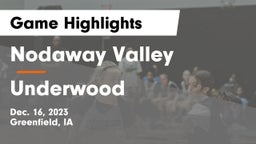 Nodaway Valley  vs Underwood  Game Highlights - Dec. 16, 2023