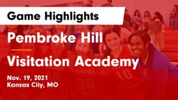 Pembroke Hill  vs Visitation Academy Game Highlights - Nov. 19, 2021