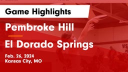 Pembroke Hill  vs El Dorado Springs  Game Highlights - Feb. 26, 2024