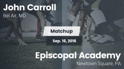 Matchup: John Carroll vs. Episcopal Academy   2016