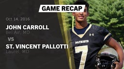 Recap: John Carroll  vs. St. Vincent Pallotti  2016