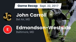 Recap: John Carroll  vs. Edmondson-Westside  2017
