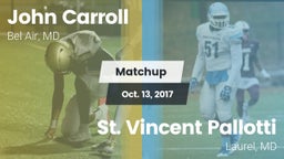 Matchup: John Carroll vs. St. Vincent Pallotti  2017