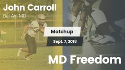 Matchup: John Carroll vs. MD Freedom 2018