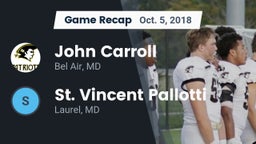 Recap: John Carroll  vs. St. Vincent Pallotti  2018