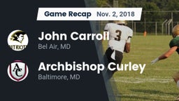 Recap: John Carroll  vs. Archbishop Curley  2018