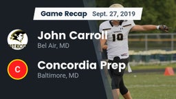 Recap: John Carroll  vs. Concordia Prep  2019