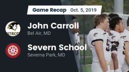 Recap: John Carroll  vs. Severn School 2019