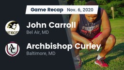 Recap: John Carroll  vs. Archbishop Curley  2020