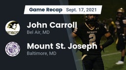 Recap: John Carroll  vs. Mount St. Joseph  2021