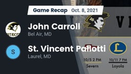 Recap: John Carroll  vs. St. Vincent Pallotti  2021