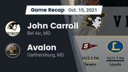 Recap: John Carroll  vs. Avalon  2021
