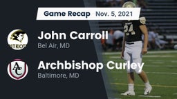 Recap: John Carroll  vs. Archbishop Curley  2021