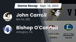 Recap: John Carroll  vs. Bishop O'Connell  2023