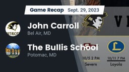 Recap: John Carroll  vs. The Bullis School 2023