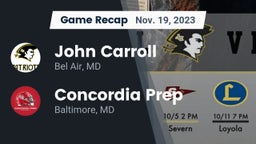 Recap: John Carroll  vs. Concordia Prep  2023