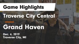Traverse City Central  vs Grand Haven  Game Highlights - Dec. 6, 2019