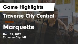 Traverse City Central  vs Marquette  Game Highlights - Dec. 13, 2019